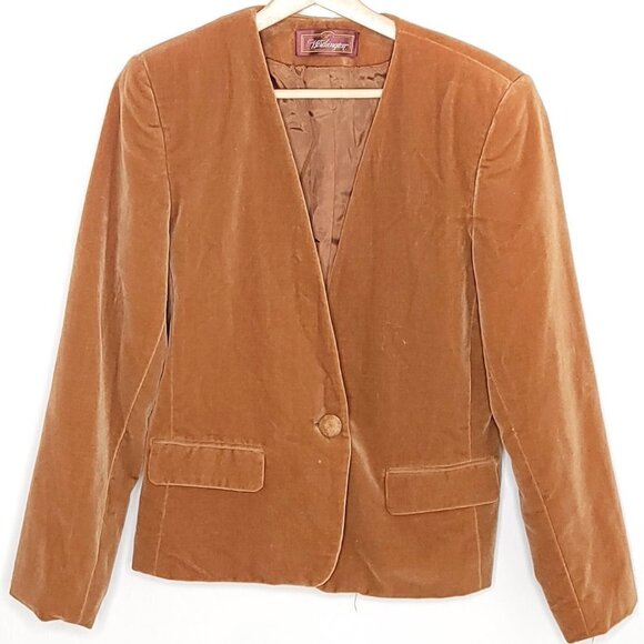 Worthington Velvet Women's Blazer size 12 - Picture 1 of 8